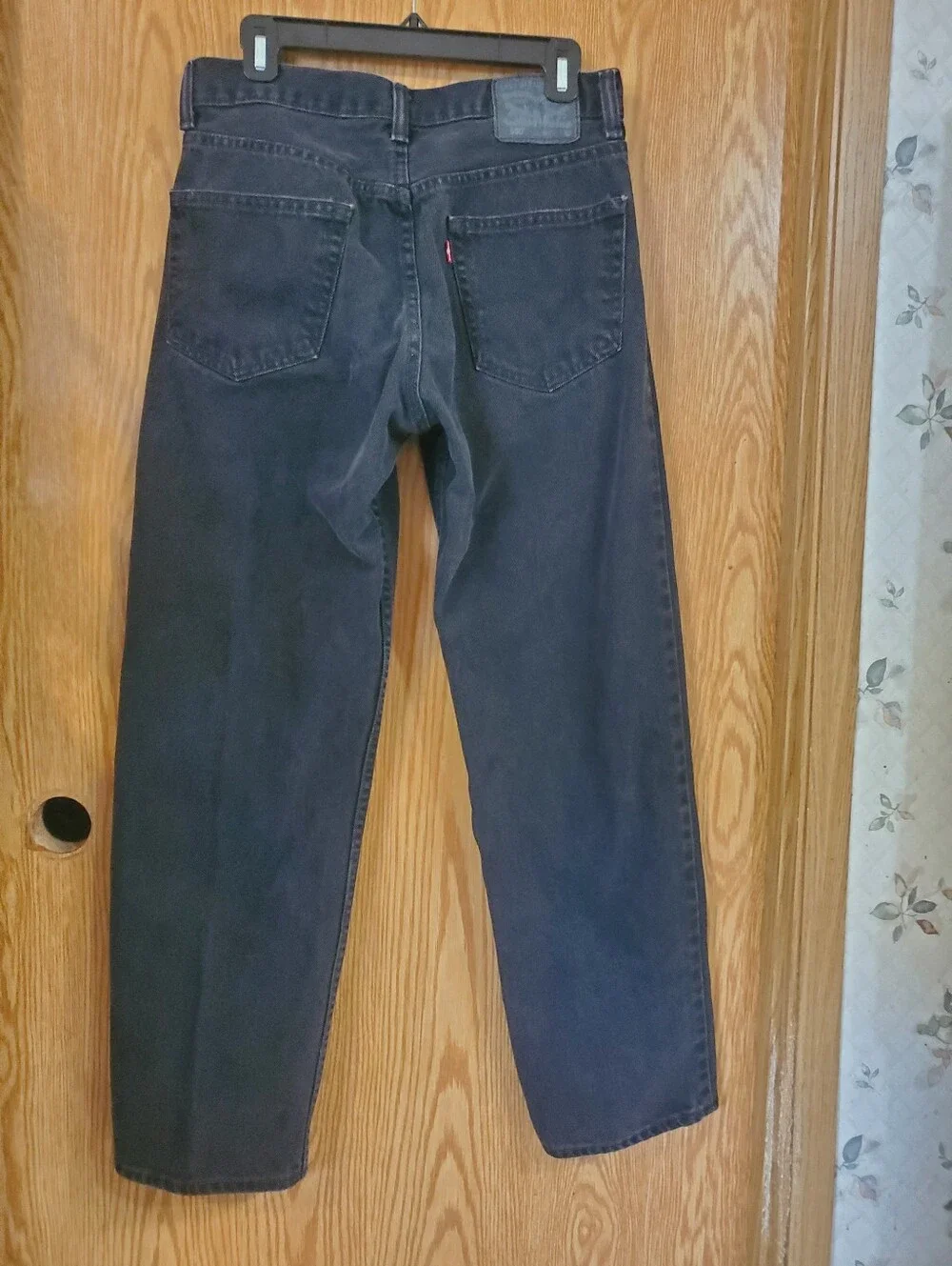 Mens Levi's 550 Black Jeans Size 32/32 100% Cotton